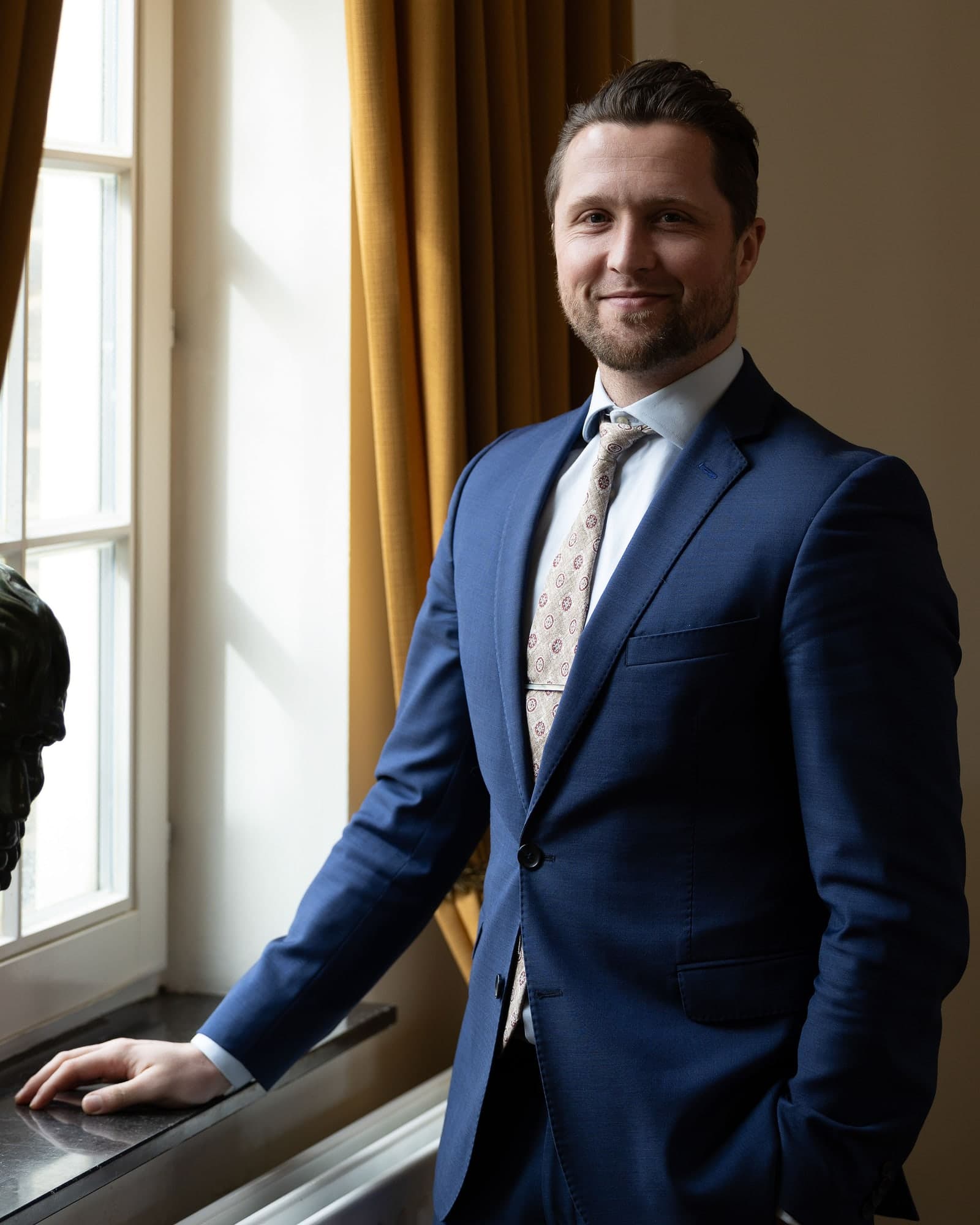 Portret van mr. Jorg van Mulken