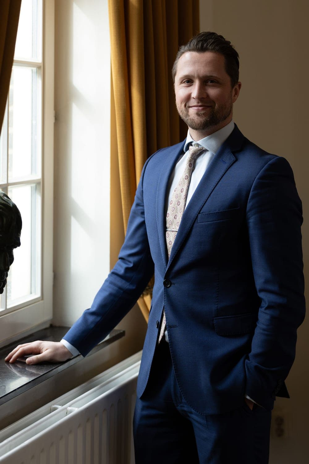 Portret van mr. Jorg van Mulken